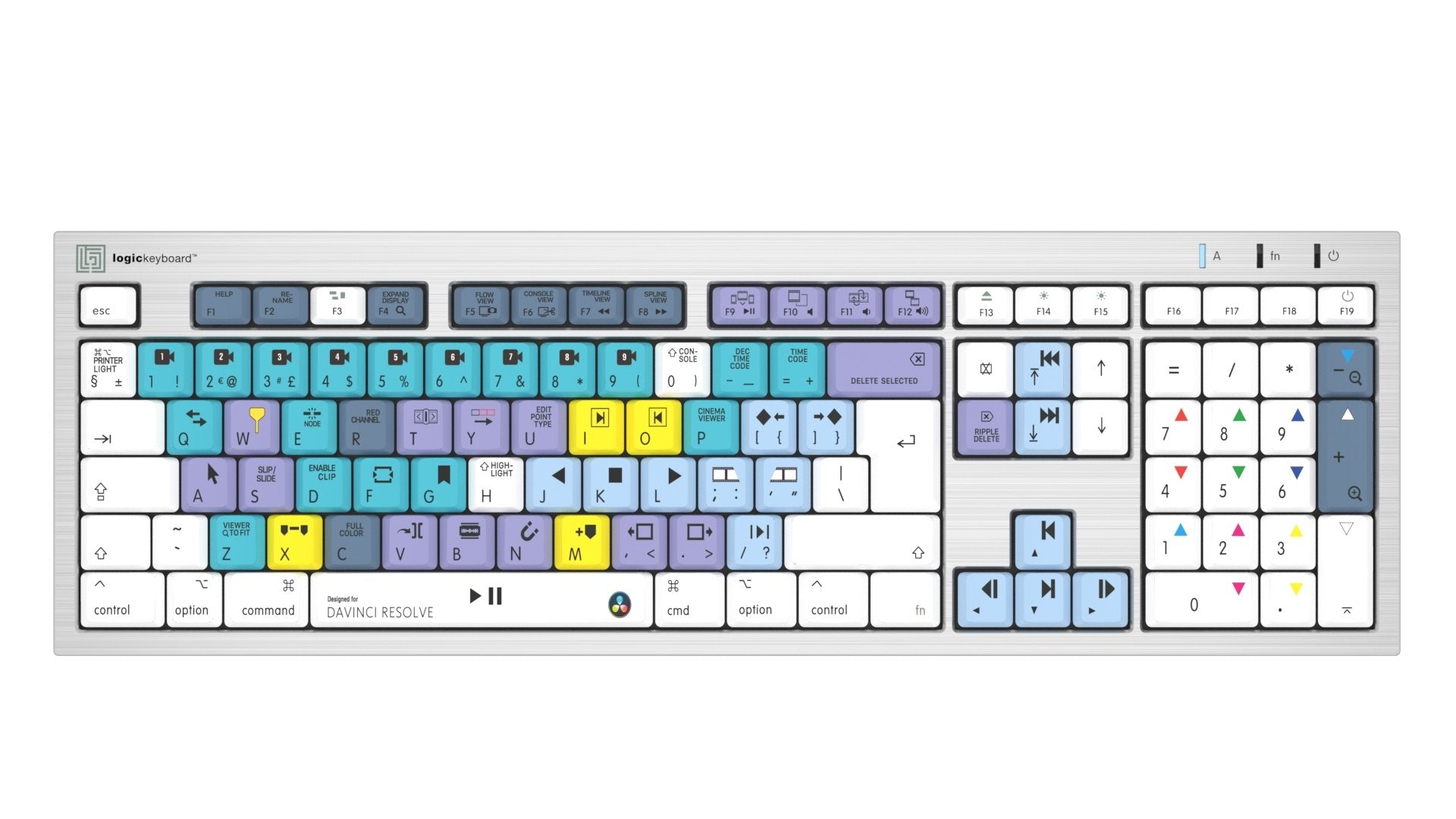 Logickeyboard Davinci Resolve Classic Alba Uk (Mac)