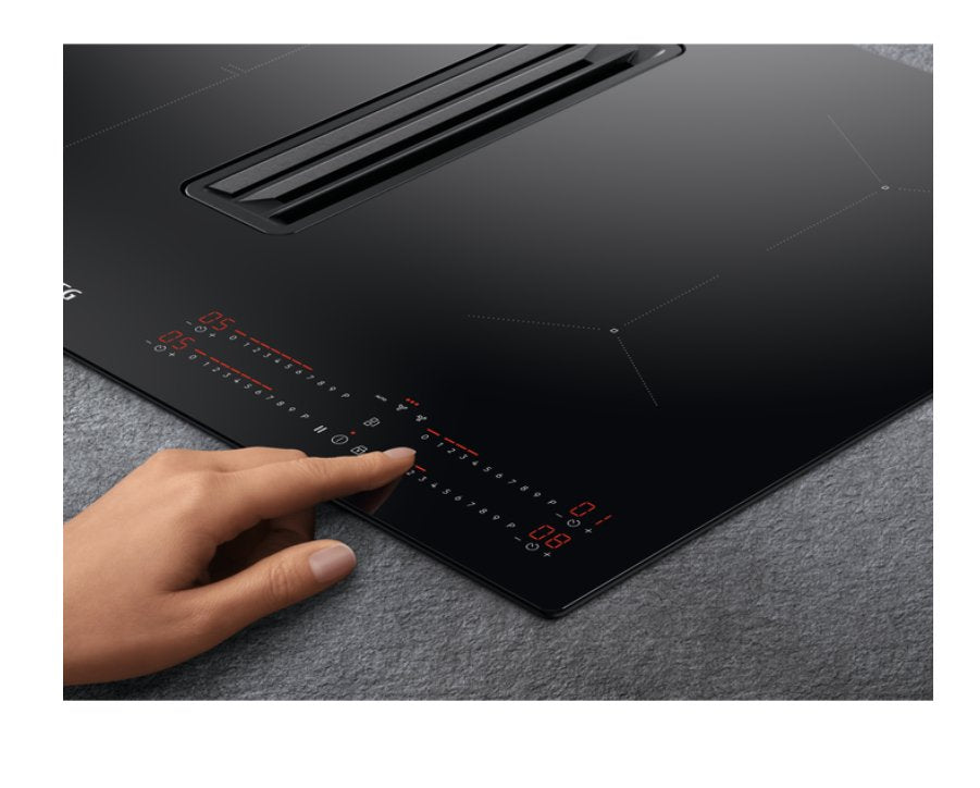 Aeg Cce84543cb, Autarkes Kochfeld (Negro, Combohob Mit Integriertem Dunstabzug) Cce84543cb