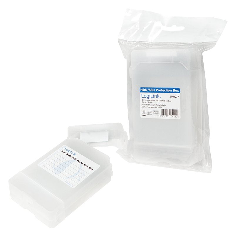 Logilink Ua0277 - Hdd Protection Box For 2x 2.5 Hdds