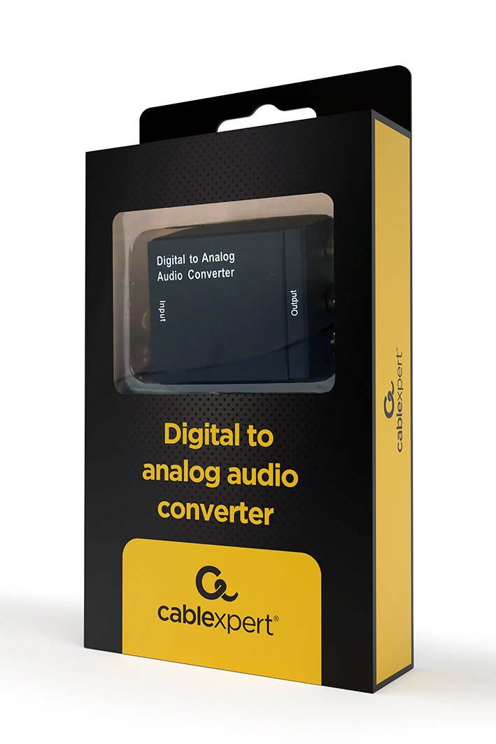 EAN 8716309082570 - Gembird DSC-OPT-RCA-001 convertidor de audio Negro imagen 2