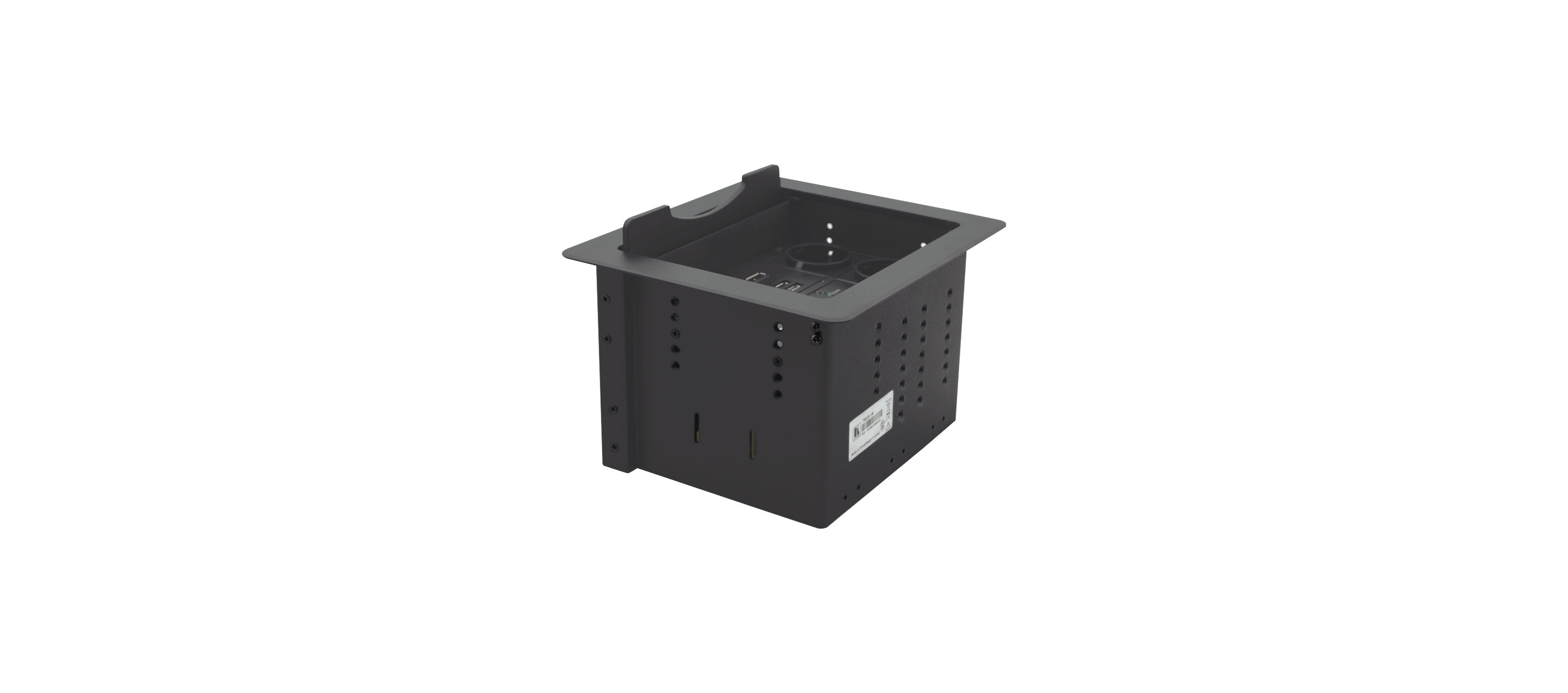 EAN 7291063081201 - Kramer Electronics TBUS-1N(B) Escritorio Caja de cables Negro 1 pieza(s) imagen 2