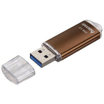 Hama Laeta Memoria Pendrive Usb 3.0 Con Tapa - 32gb De Capacidad - 70mb/S De Transferencia - Cuerpo Metalico -