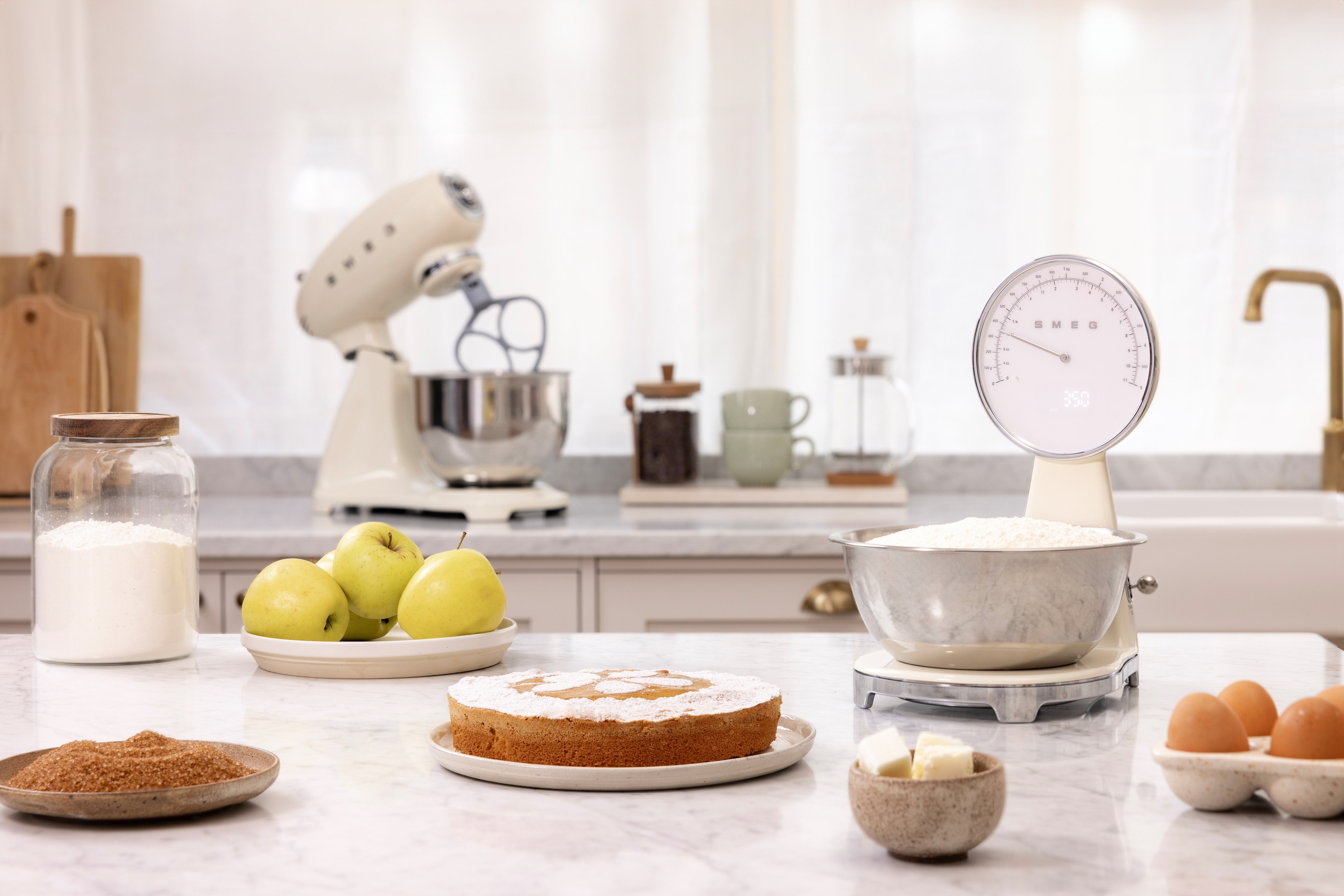 EAN 8017709344535 - Smeg KSF01CRWW báscula de cocina Crema de color Encimera Báscula electrónica de cocina imagen 8