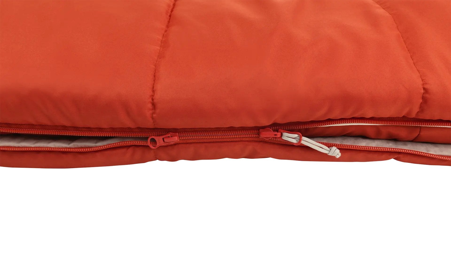 Saco De Dormir Outwell Contour Lux, Cremallera Izquierda, Rojo.