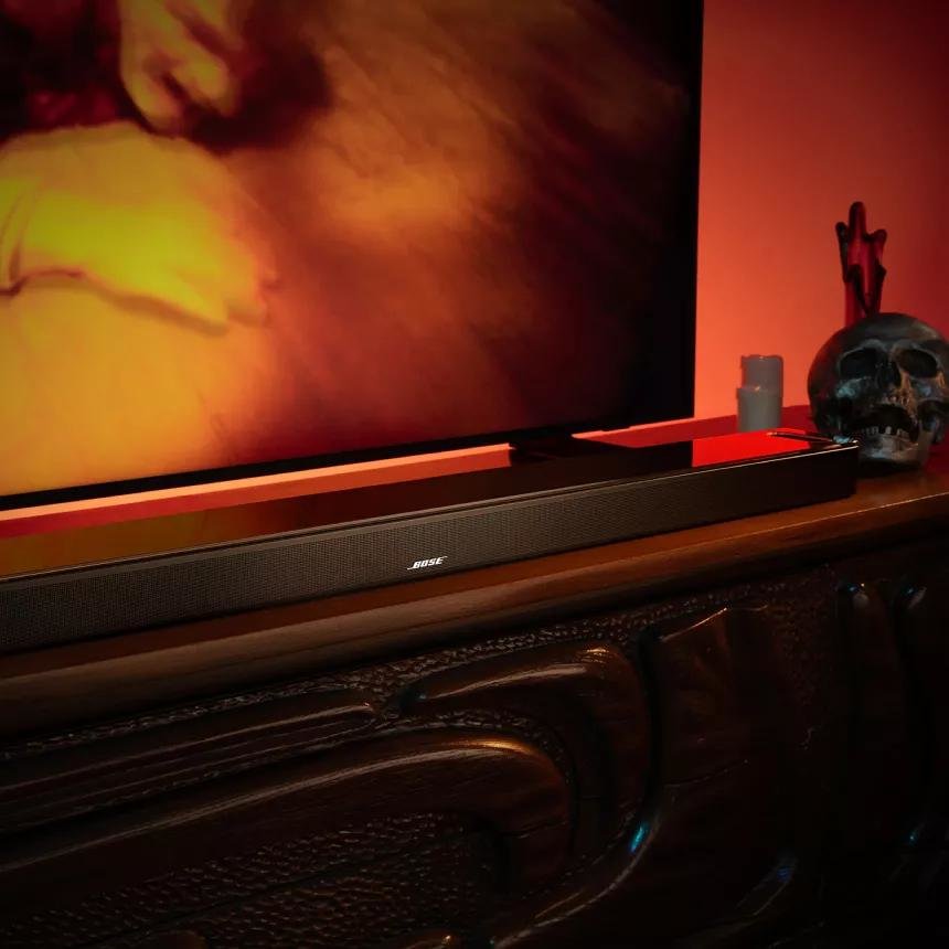 Barra De Sonido Bose Smart Ultra Soundbar Black Con Subwoofer Inalámbrico + Traseros
