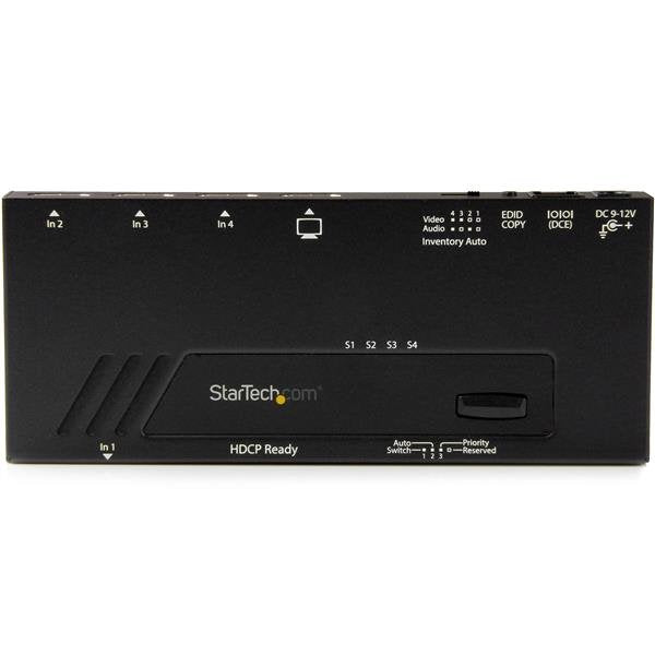 Startech Selector Automatico Hdmi 4 Puertos 4k