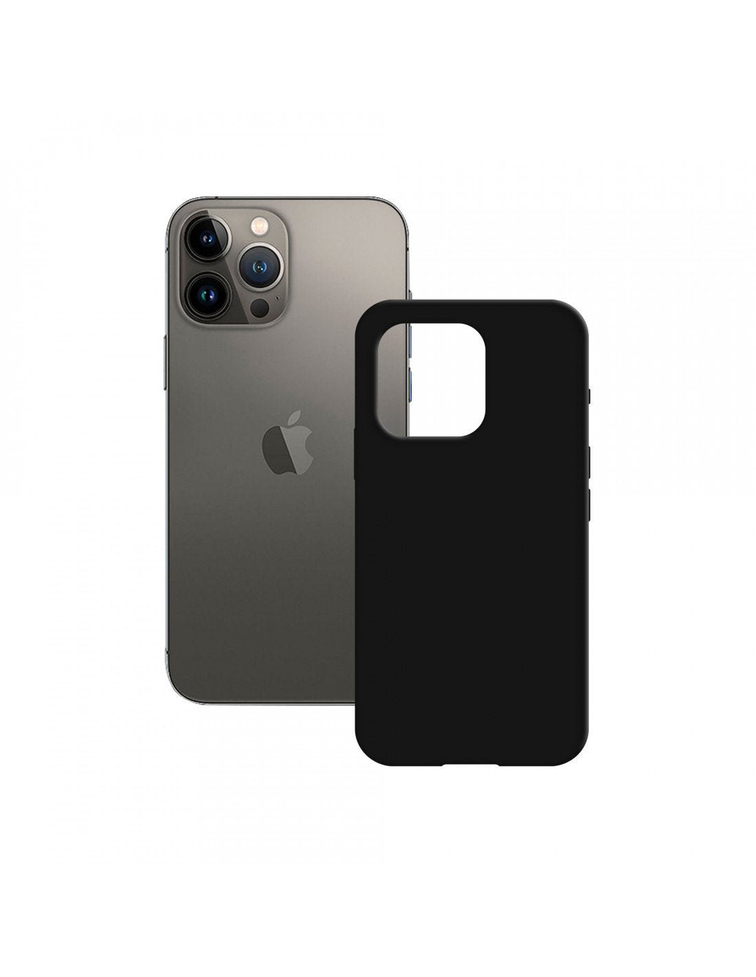 Funda Ksix Trasera Semi Rígida Negra Iphone 14 Pro