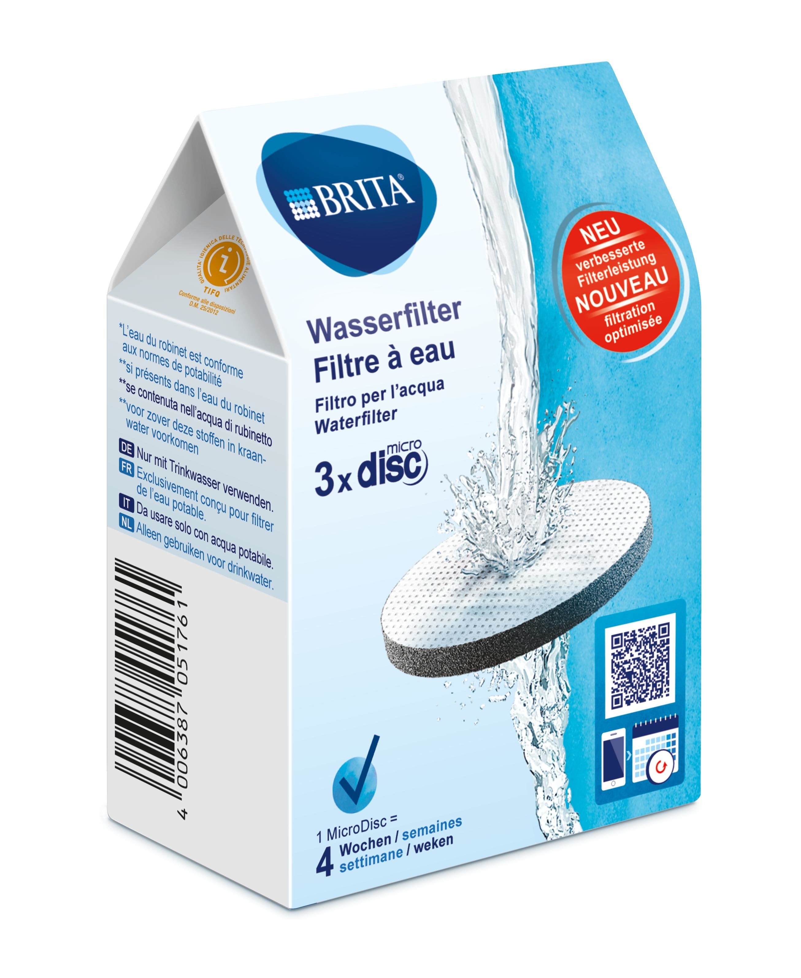 EAN 4006387051761 - Brita 3 x MicroDisc Filtro en forma de disco para sistema de filtración de agua 3 pieza(s) imagen 4