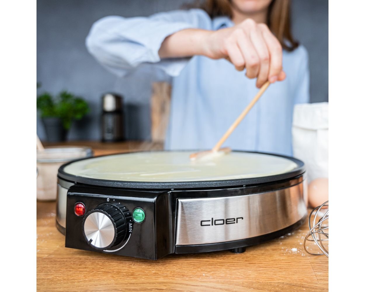 EAN 4004631015415 - Cloer 6630 crepera 2 crep(s) Negro, Acero inoxidable imagen 13