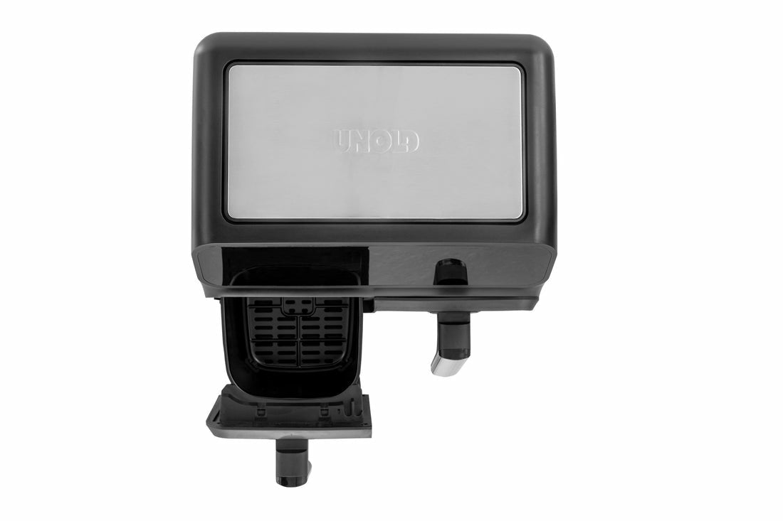 Unold 58685 Freidora Doble 8 L Independiente 1700 W Freidora De Aire Caliente Negro, Gris