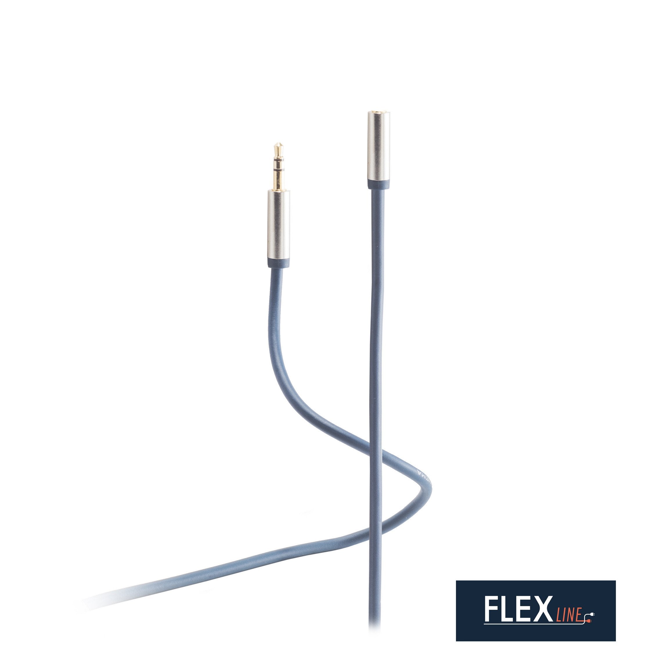 Shiverpeaks Audio Klinkencable 3,5mm, Metall Mecker 1,5m