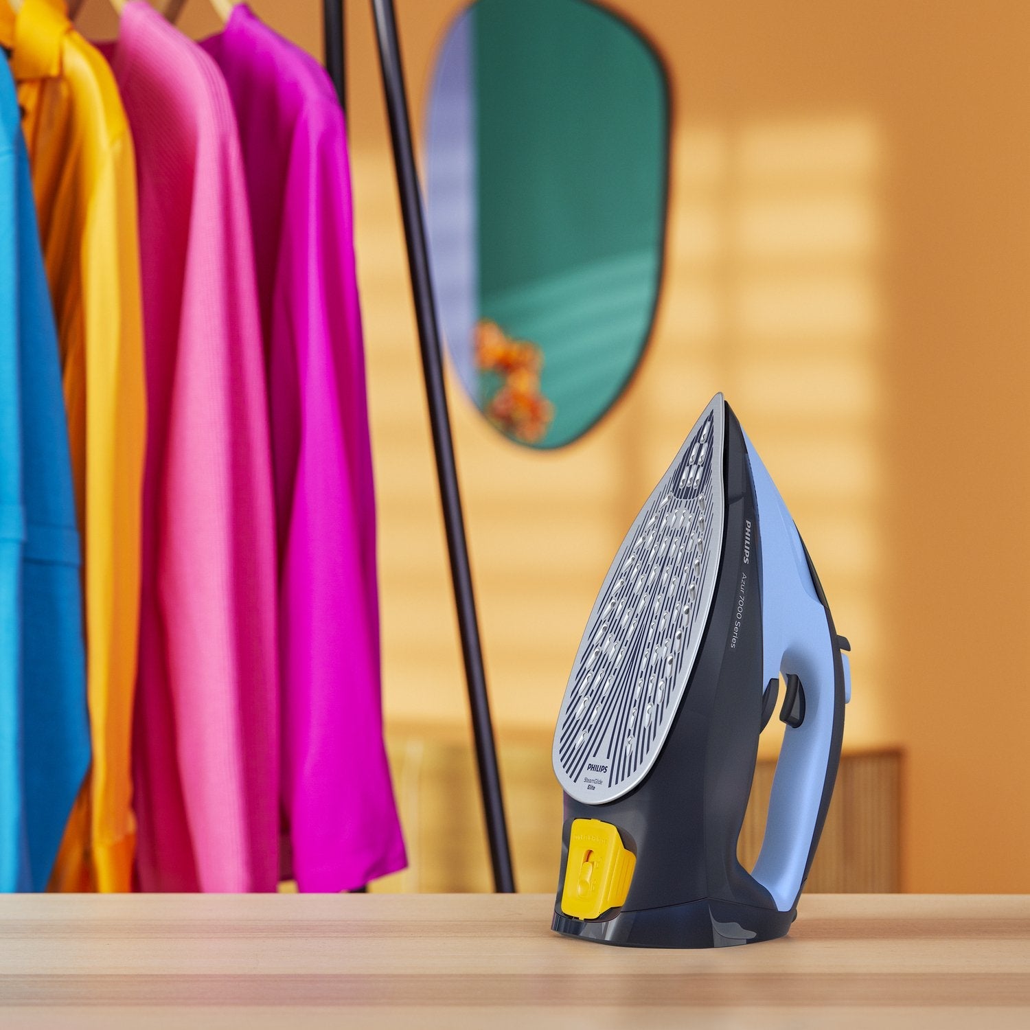 Philips 7000 Series Dst7041/20 Plancha De Vapor Hv De Color Azul Claro/Oscuro