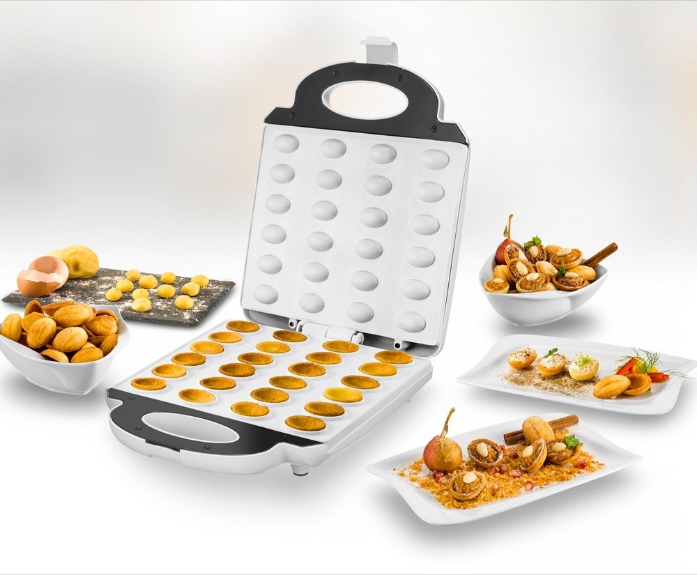 Unold 48360 Máquina Para Hacer Gofres Con Nueces