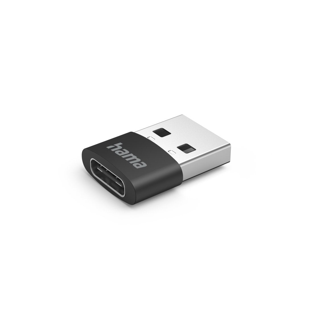 Hama | Adaptador Usb A A Usb C (480 Mbps, Usb 2.0, Doble Pantalla, Compatible Con Tablets, Teléfonos, Universal) Color Negro