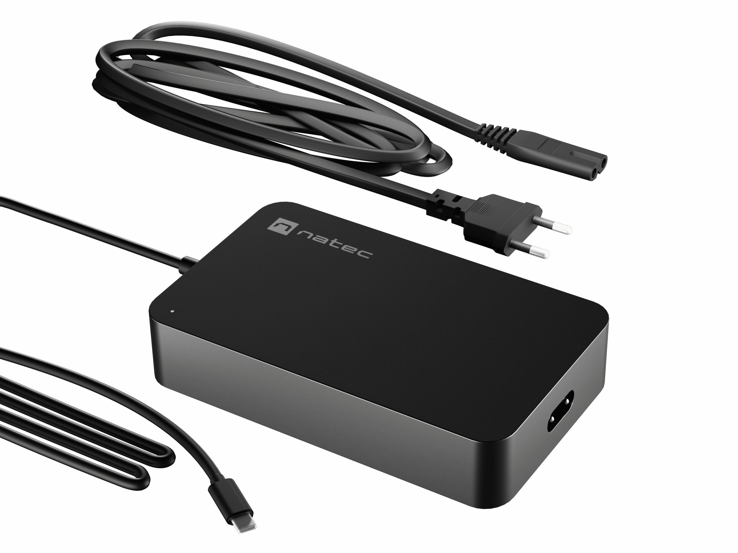 EAN 5901969439021 - NATEC Grayling adaptador e inversor de corriente Interior 90 W Negro imagen 1