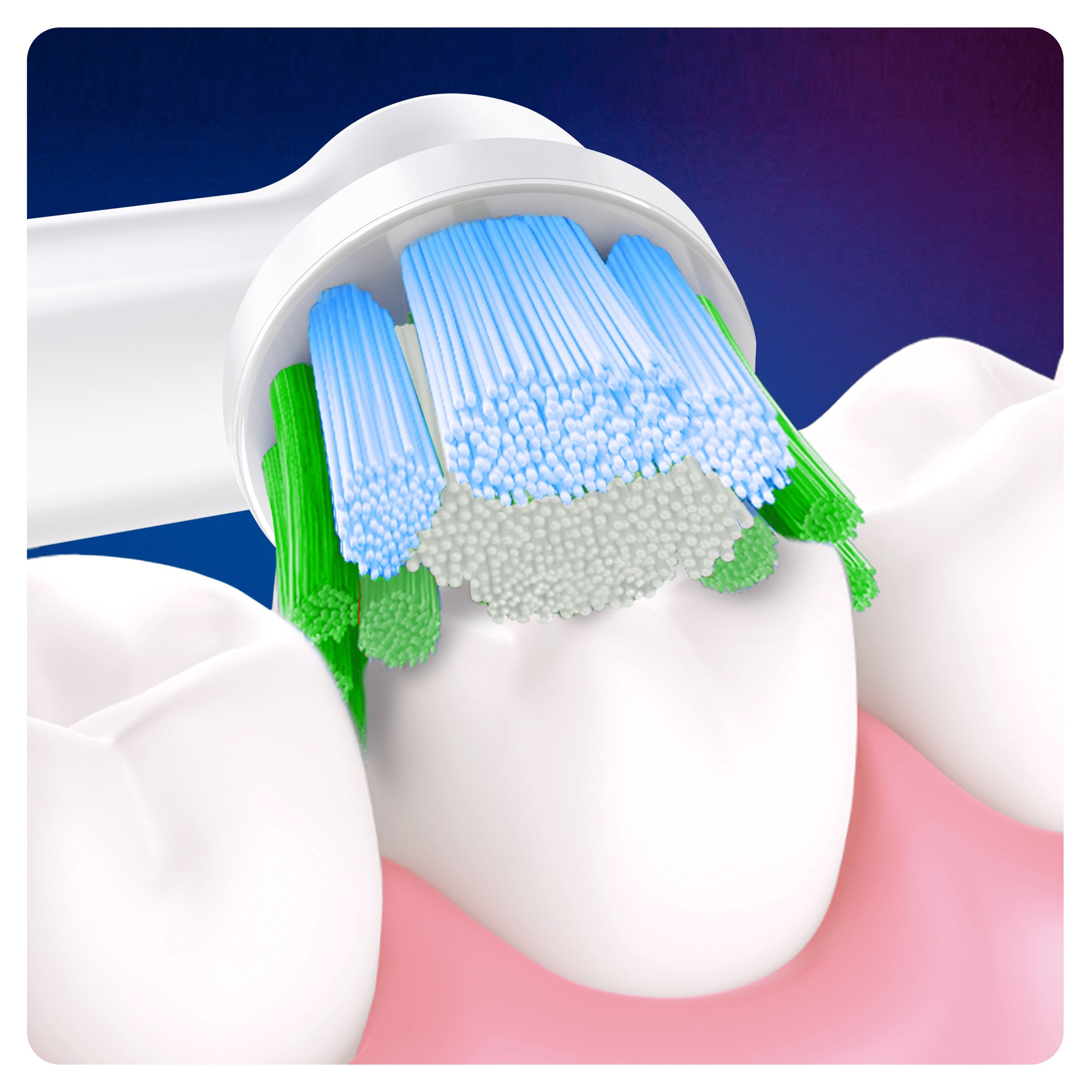 EAN 4210201317029 - Oral-B Precision Clean 80338441 cepillo de cabello 2 pieza(s) Azul, Verde, Blanco imagen 6
