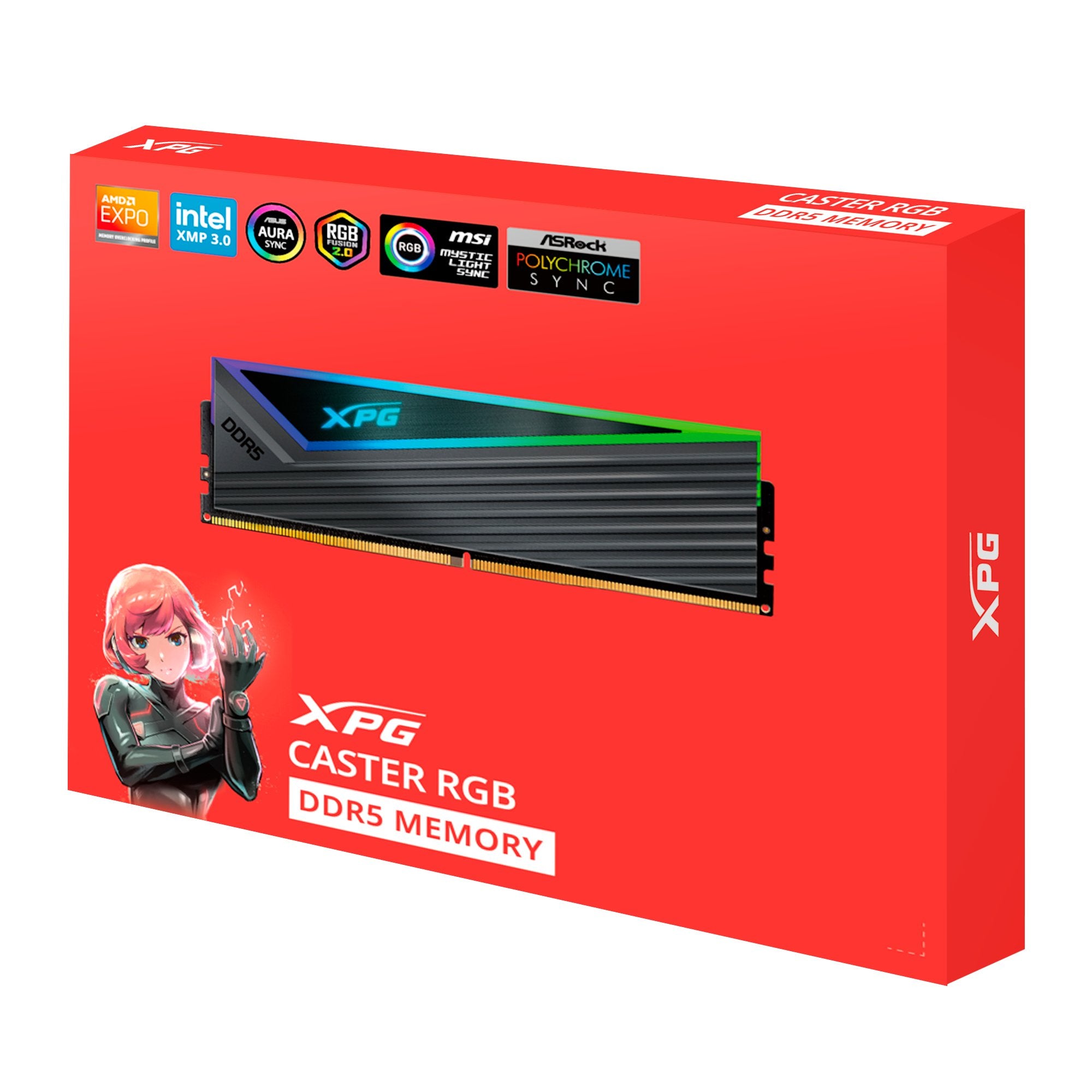 EAN 4711085940735 - XPG Caster módulo de memoria 16 GB 1 x 16 GB DDR5 288-pin DIMM imagen 7