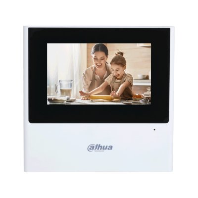 EAN 6923172543257 - Dahua Technology VTH2611L-WP sistema de intercomunicación de video 10,9 cm (4.3") Negro, Blanco imagen 1