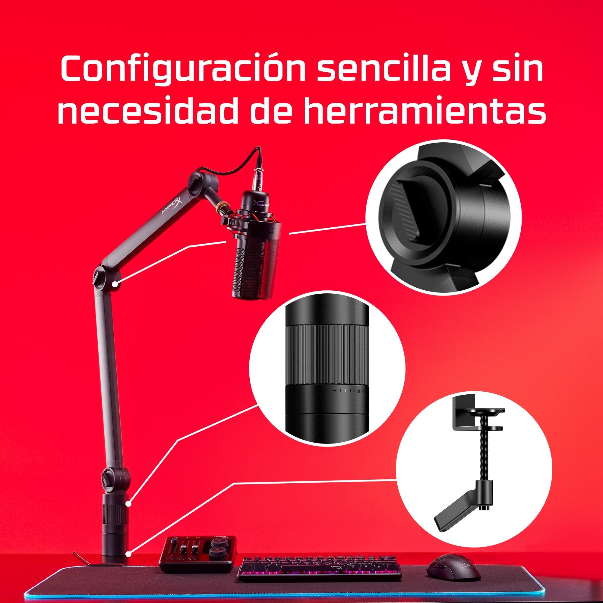 Soporte Hp Hyperx Caster