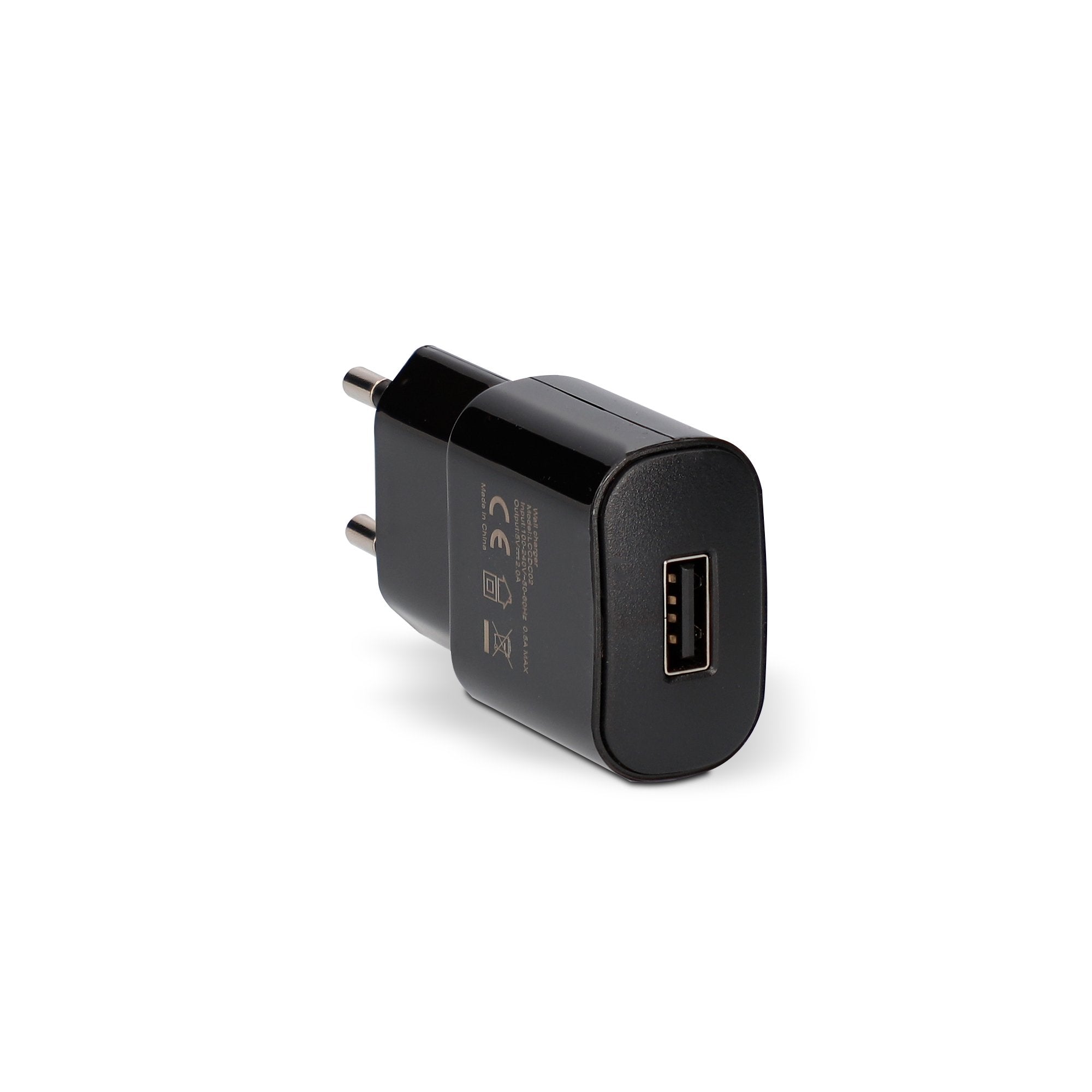 Ksix Lccdc02 Negro Cargador De Red Eléctrica Usb-A + Cable Usb-C