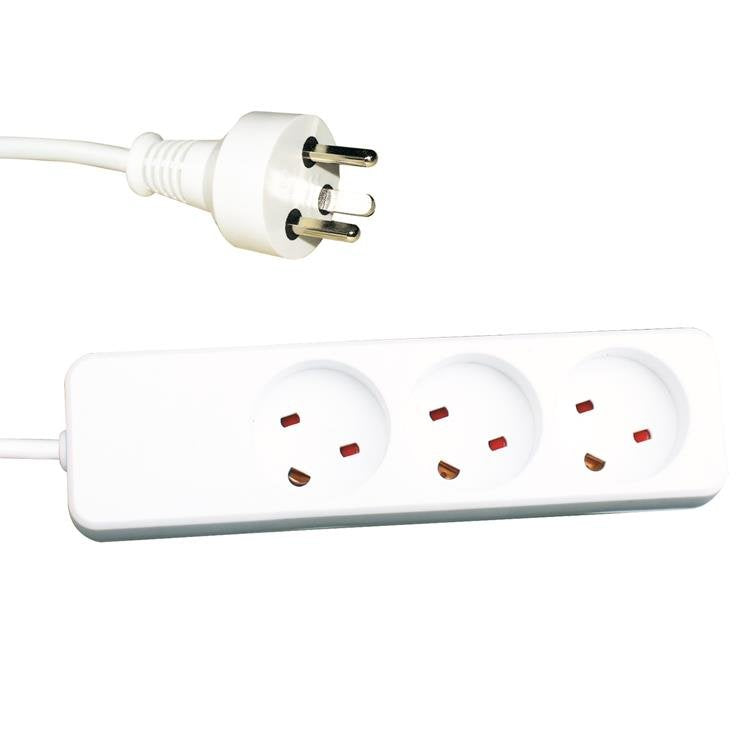 EAN 5714590000450 - Garbot 24155123-5EE base múltiple 5 m 3 salidas AC Interior Blanco imagen 1