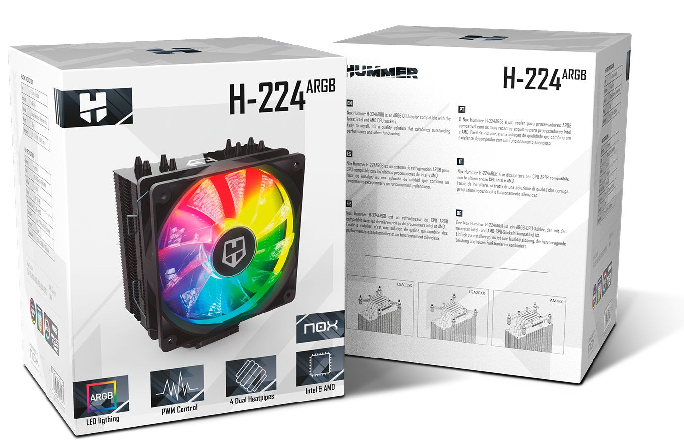 Nox Refrigeración Cpu Hummer H-224 Argb