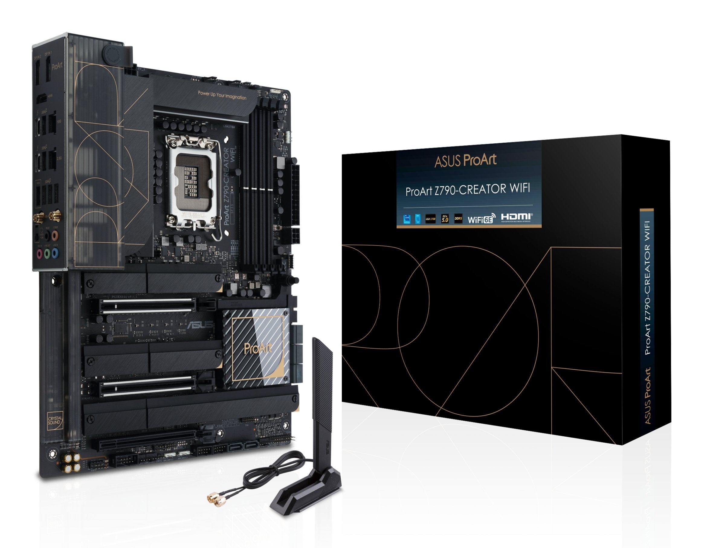 Placa Base Asus Proart Z790-Creator Wifi Intel Z790 1700 Atx 4 Ddr5 Hdmi 2 Thunderbolt Wi-Fi 6e 10g & 2.5g Lan Pcie5 4x M.2
