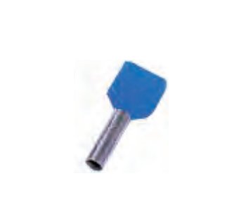 Intercable Iciae1614z Zwillings- Aderendhlse 2x16qmm 14mm Verzinnt Blau