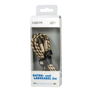 EAN 4052792050943 - LogiLink CU0135 cable USB USB 2.0 2 m USB A USB C Cobre, Negro imagen 4