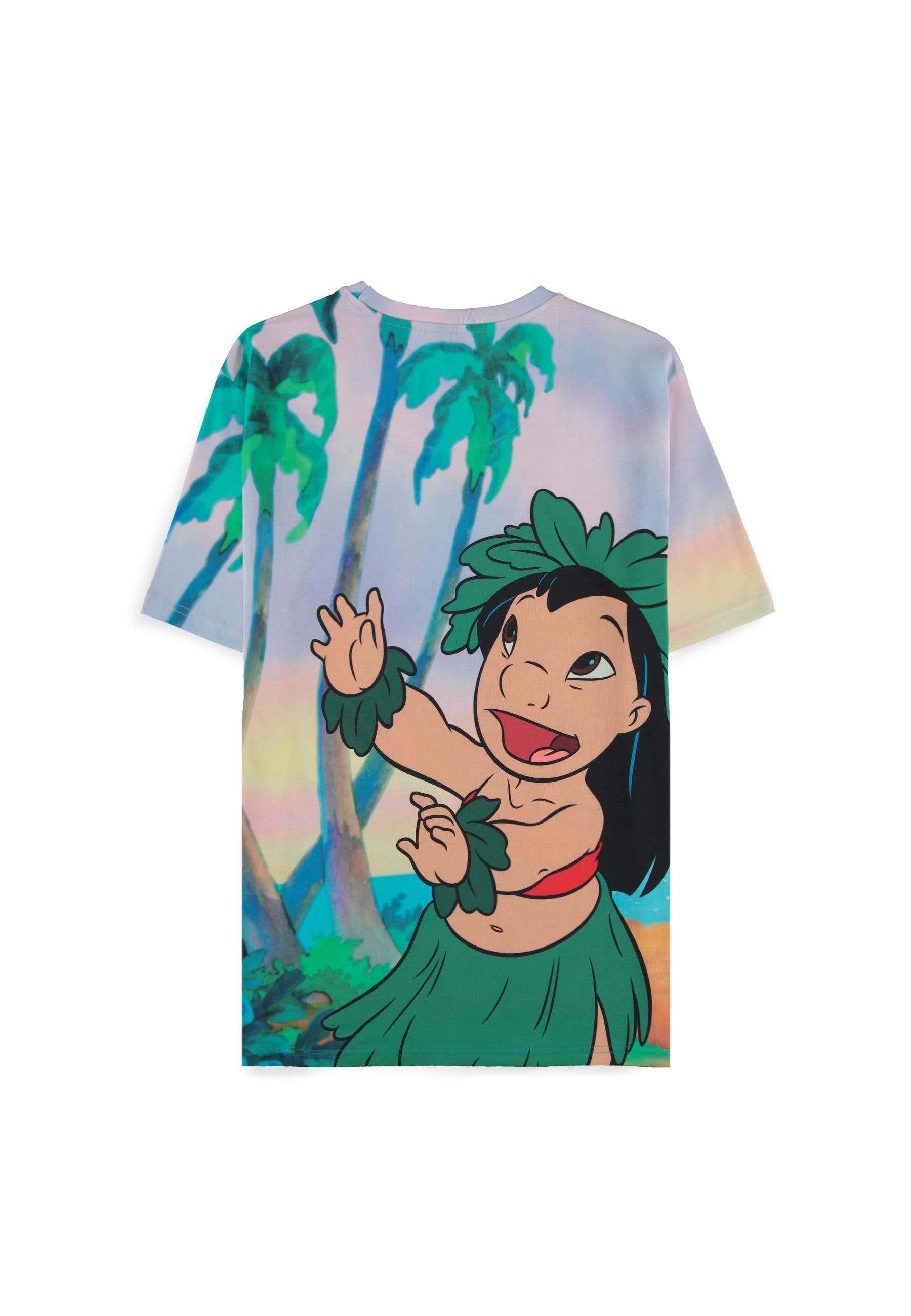 EAN 8718526200379 - DIFUZED Disney Lilo & Stitch - AOP Camiseta Cuello redondo Manga corta Algodón imagen 2