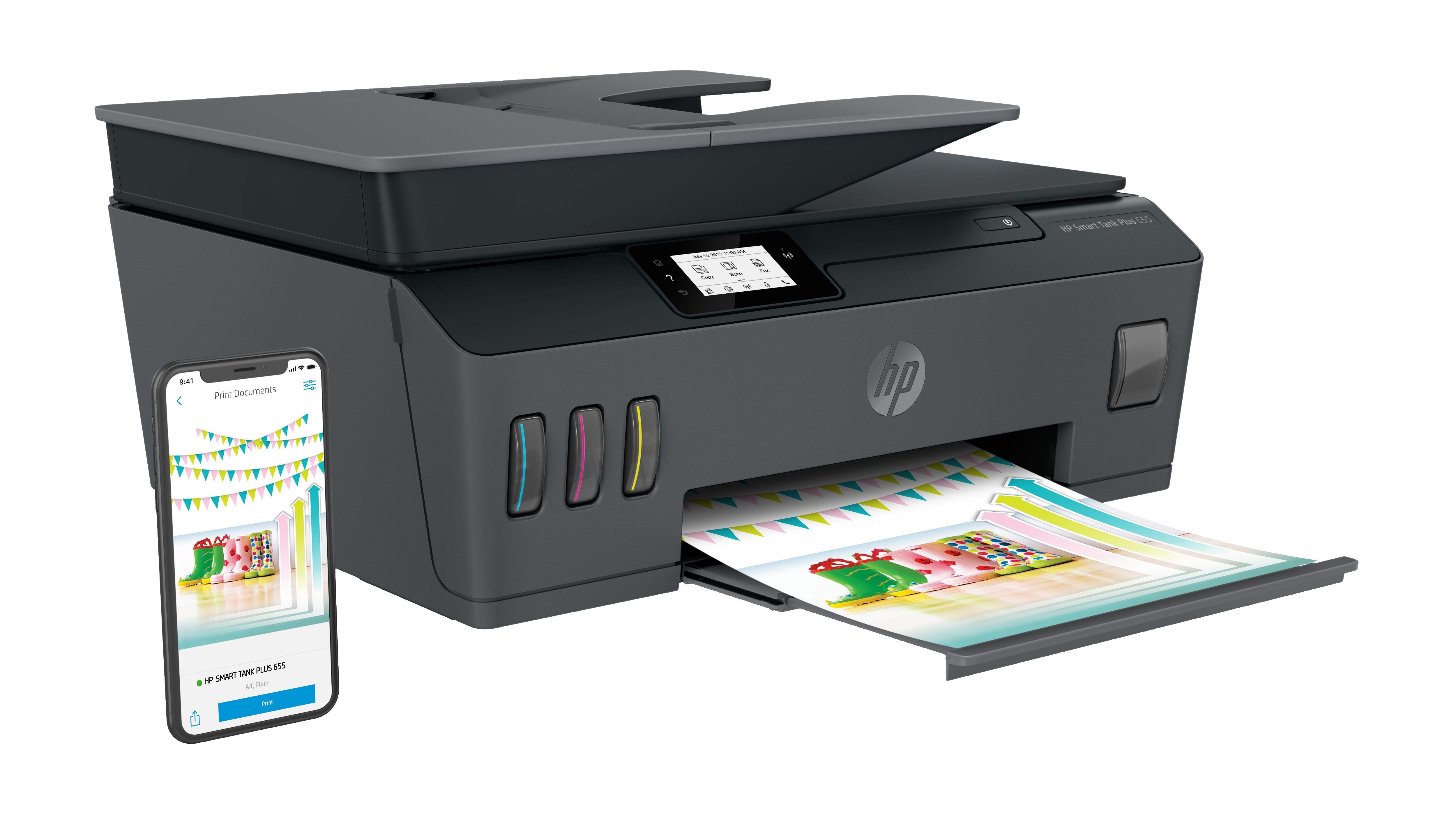 EAN 0192545948258 - HP Smart Tank Plus 655 Wireless All-in-One Inyección de tinta térmica A4 4800 x 1200 DPI 11 ppm Wifi imagen 2