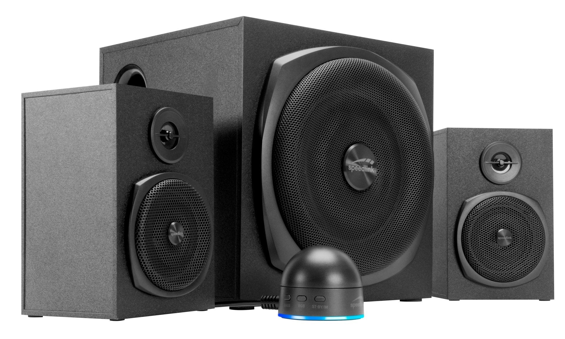 EAN 4027301415575 - SPEEDLINK GRAVITY LT 2.1 conjunto de altavoces 40 W Universal Negro 2.1 canales imagen 1