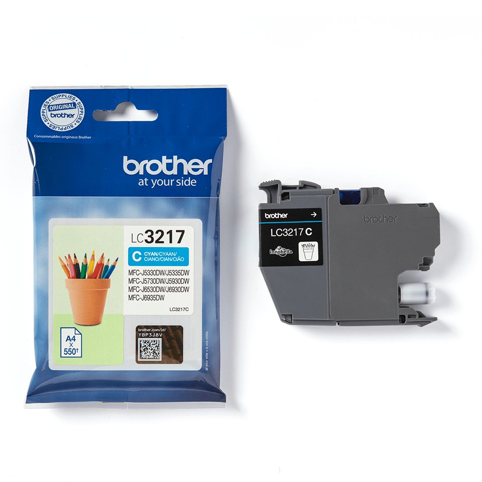 Tinta Original Brother Lc3217c Cian