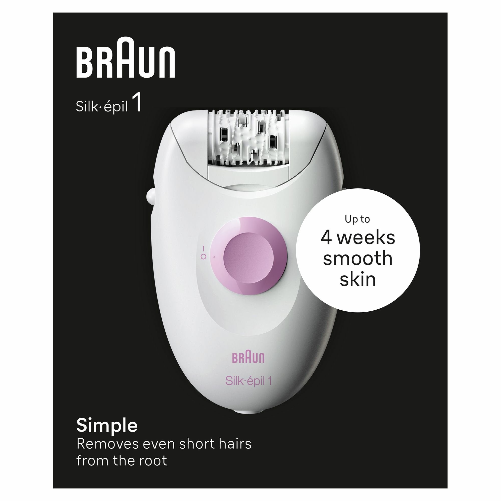 EAN 7500435224949 - Braun Silk-épil 1 1-000 20 pinzas Rosa, Blanco imagen 3