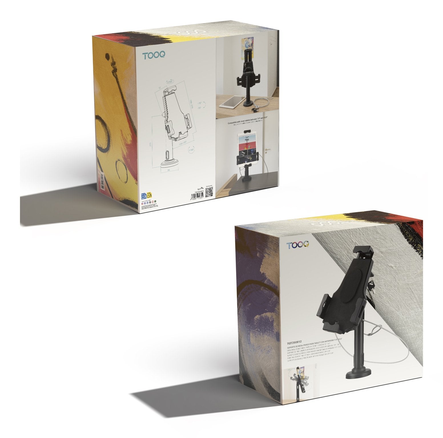 EAN 8433281016354 - TooQ TQTDS0812 soporte Soporte para tableta Tablet/UMPC Negro imagen 9