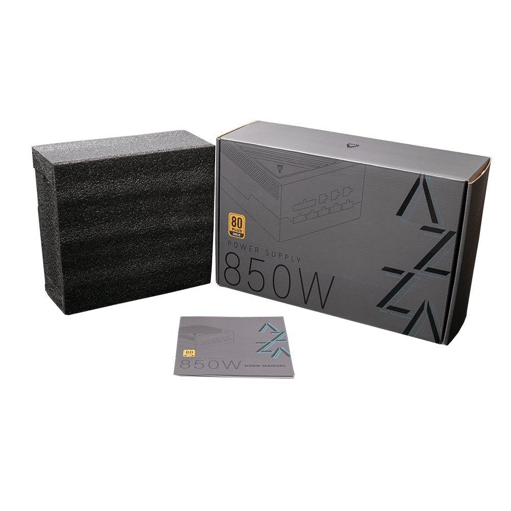EAN 4712839557353 - Azza PSAZ-850G14 unidad de fuente de alimentación 850 W 20+4 pin ATX ATX Negro imagen 4
