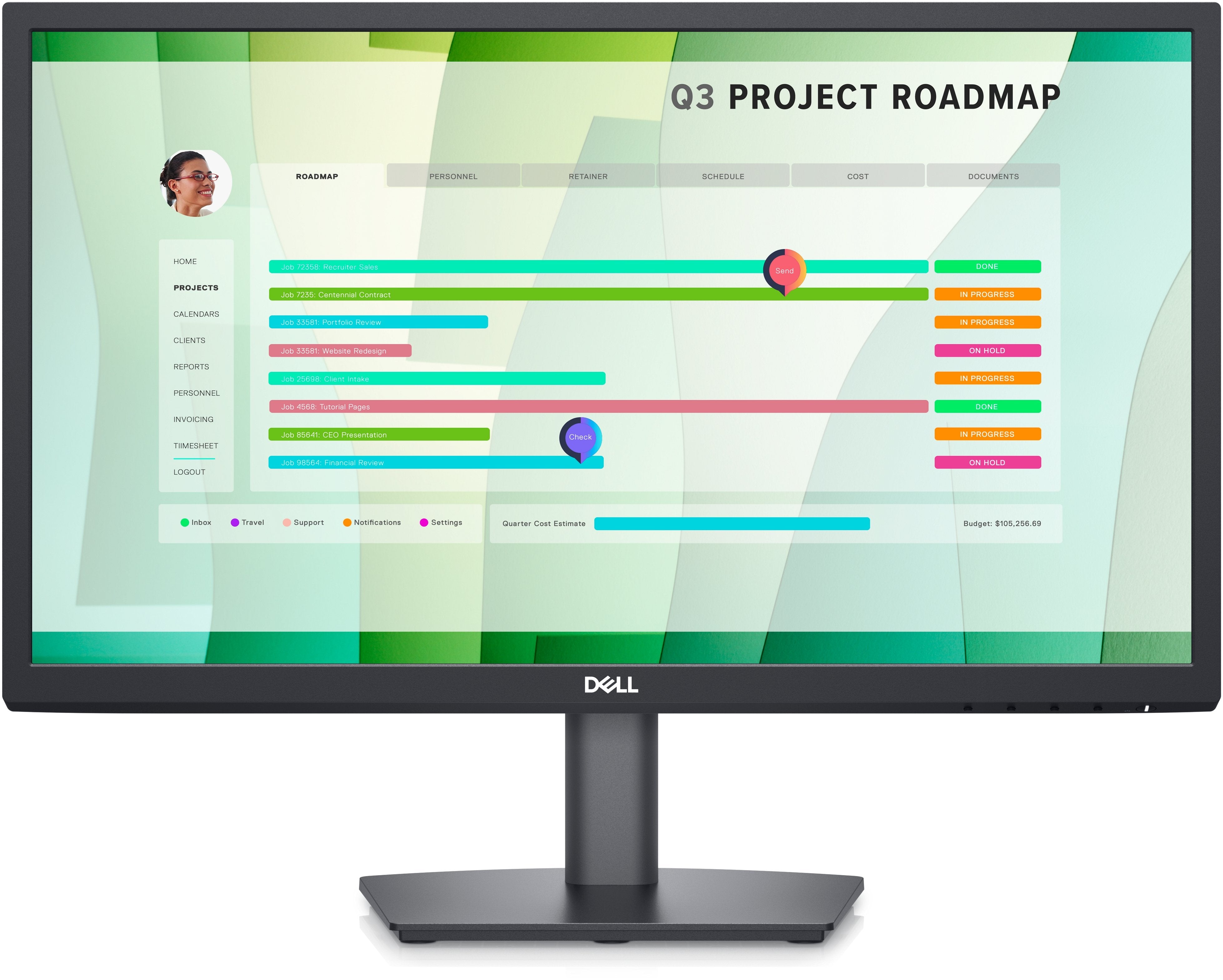 Monitor Dell 22 E2223hn 16:9, Hdmi, Vga, Dp, 1920x1080