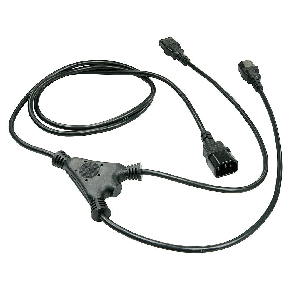 Lindy Iec-Cable De Alimentación C14 An 2x Iec C13 1m