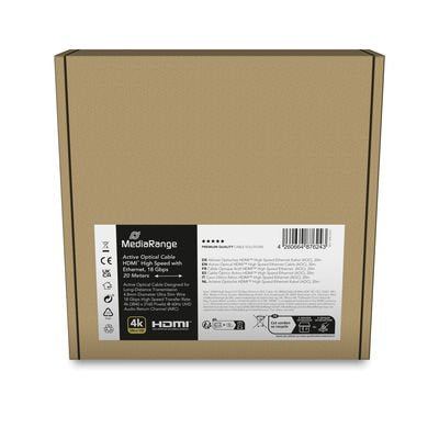 Cable Mediarange Mrcs224 Hdmi 20 M Hdmi Tipo A (Estándar) Negro