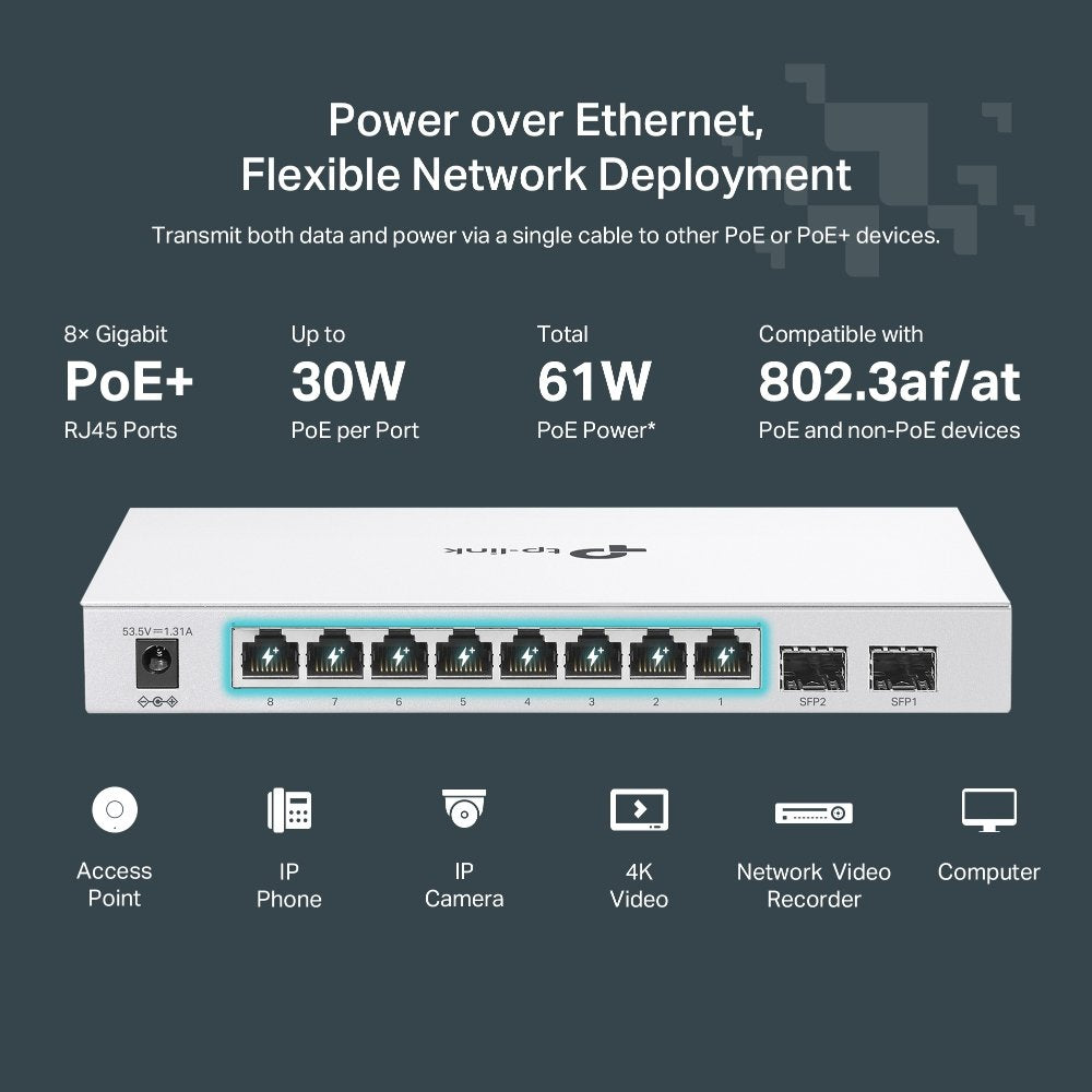 EAN 8885020621464 - TP-Link FESTA FS310GP switch Gestionado L2/L2+ Gigabit Ethernet (10/100/1000) Energía sobre Ethernet (PoE imagen 8