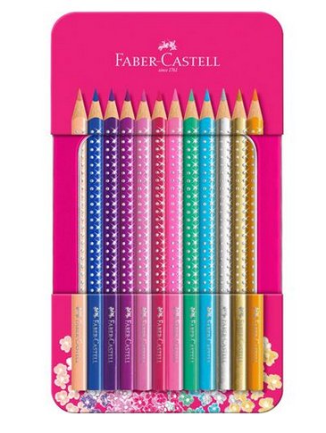 Faber-Castell - Lápices De Colores Brillante, 12 Ud (201737)