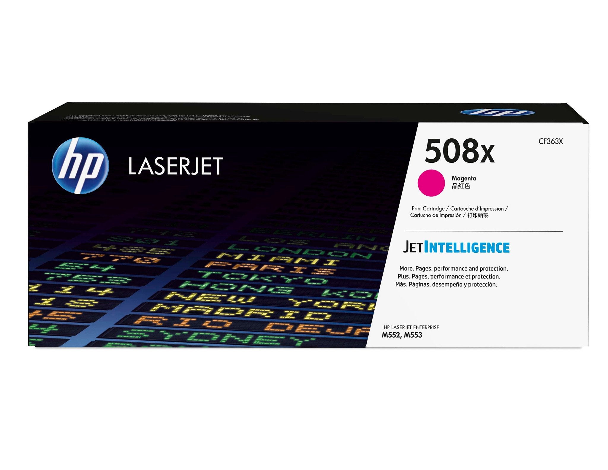 EAN 0888793237632 - HP 508X High Yield Magenta Original LaserJet Toner Cartridge cartucho de tóner 1 pieza(s) imagen 1
