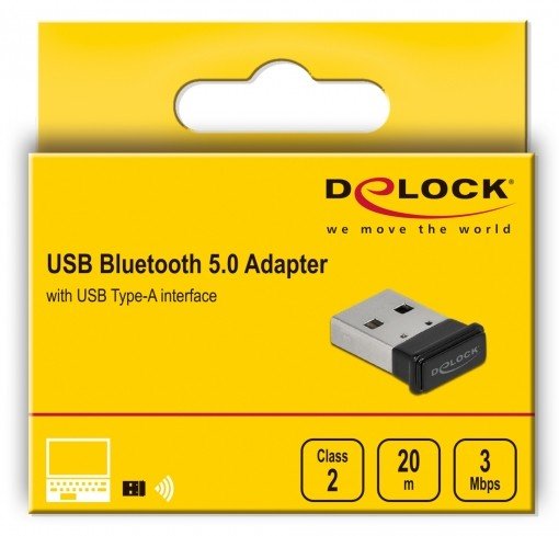 Delock Usb Bluetooth 5.0 Adaptador Im Micro Design