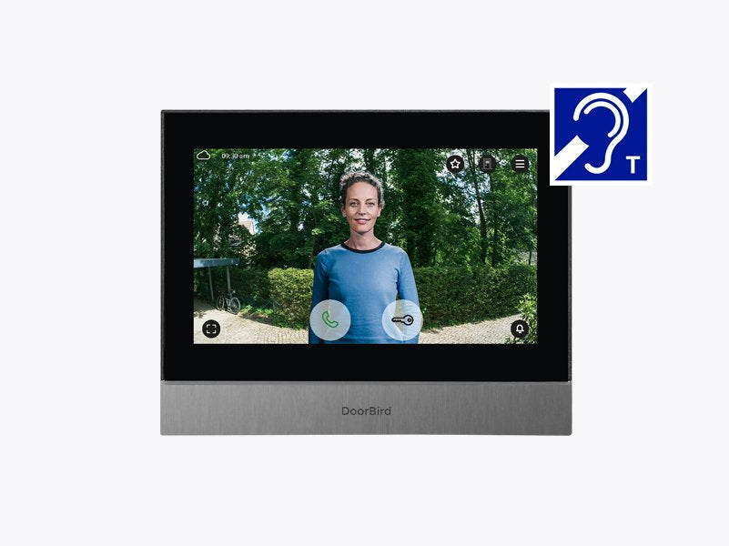 Doorbird A1104t, 17,8 Cm (7"), Ips, 1024 X 600 Pixel, Kapazitiv, Acero Inoxidable, Negro, Schnelles Ethernet