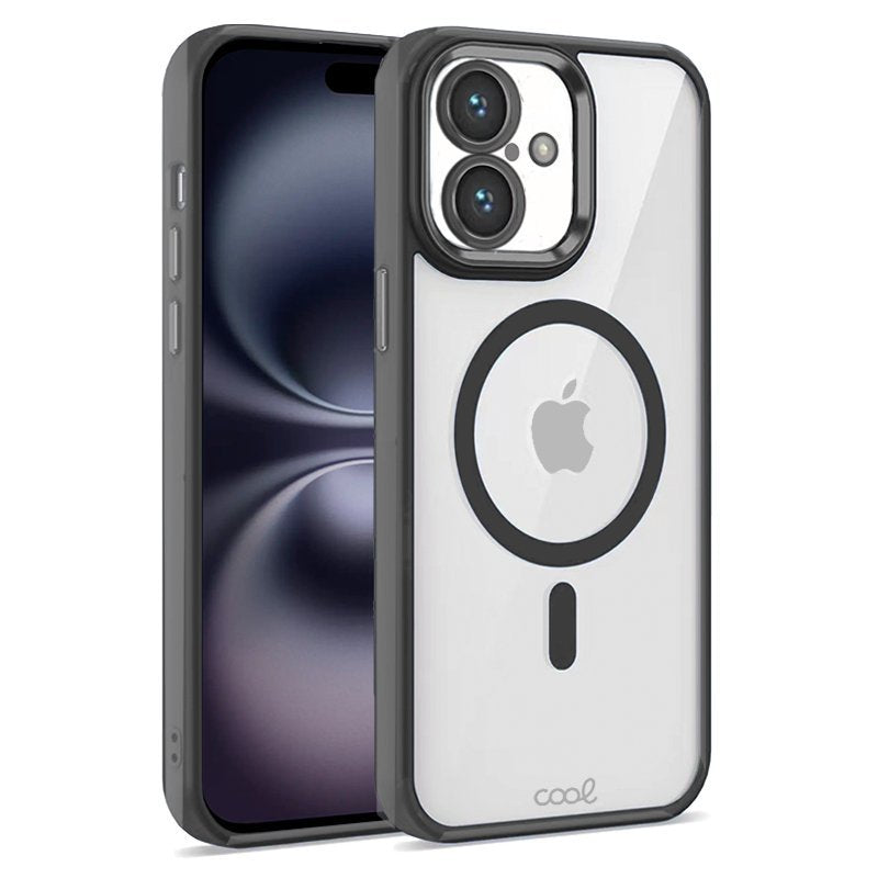 Funda Cool Iphone 16 Magnetica Negro