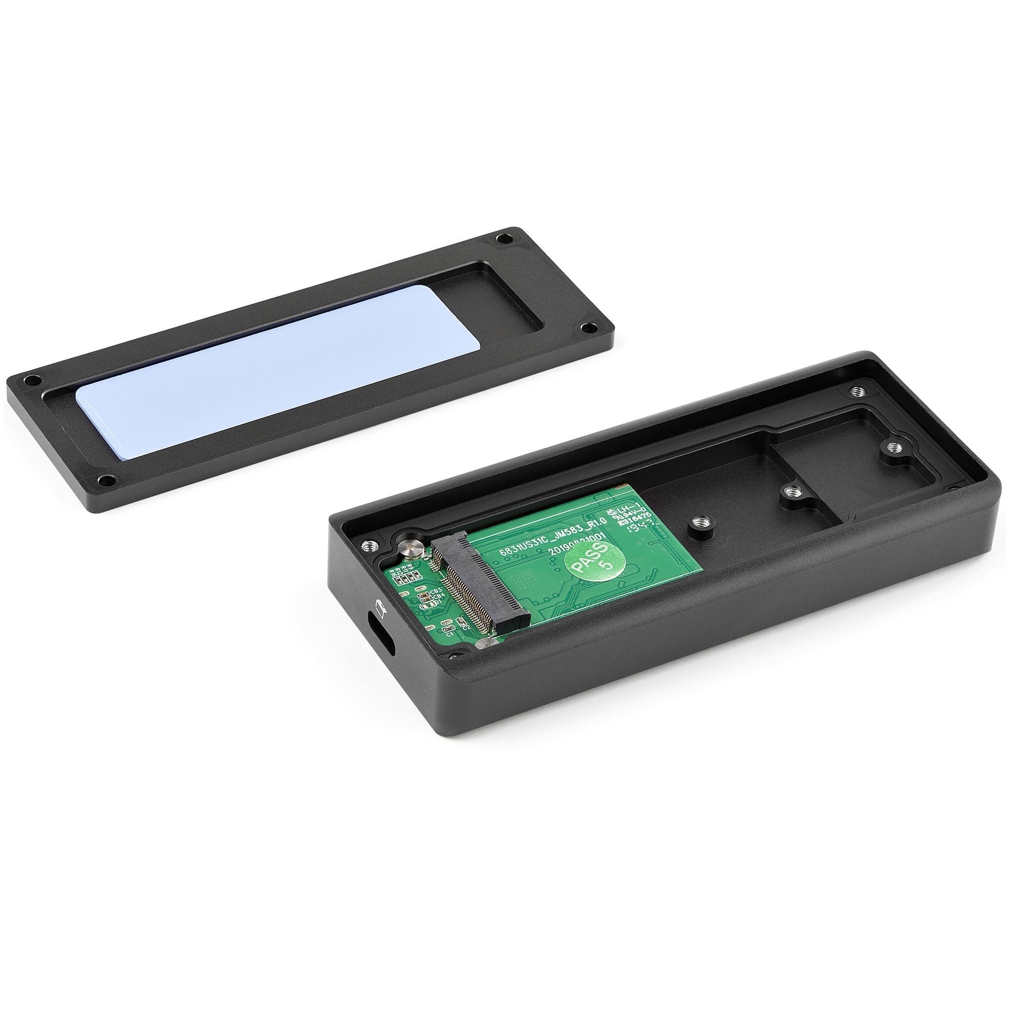 EAN 0065030889476 - StarTech.com M2E1BRU31C caja para disco duro externo Caja externa para unidad de estado sólido (SSD) Negr imagen 3