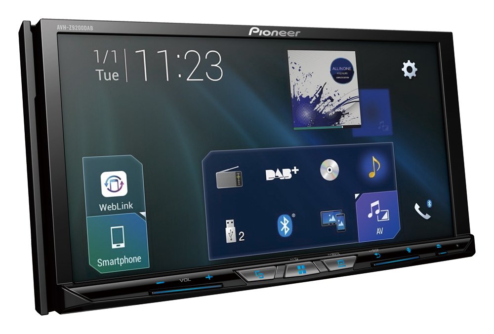 Pioneer Avh-Z9200dab Receptor Multimedia Para Coche Negro 50 W Bluetooth