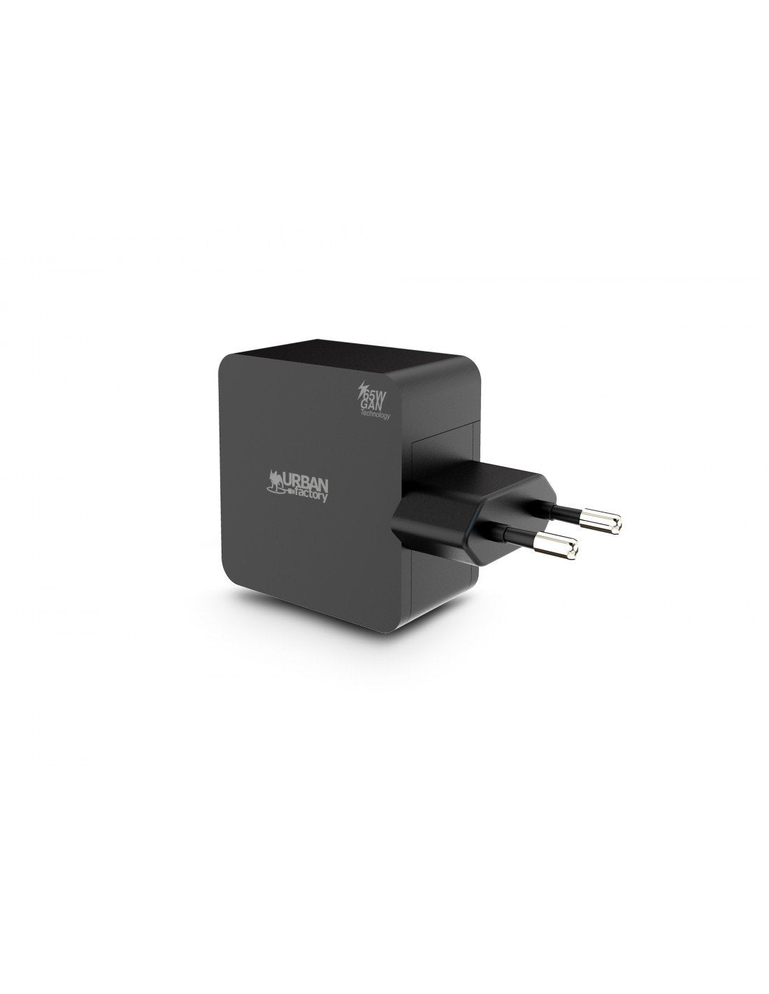 Cargador Usb-C 65w Char Gan Technology Negro
