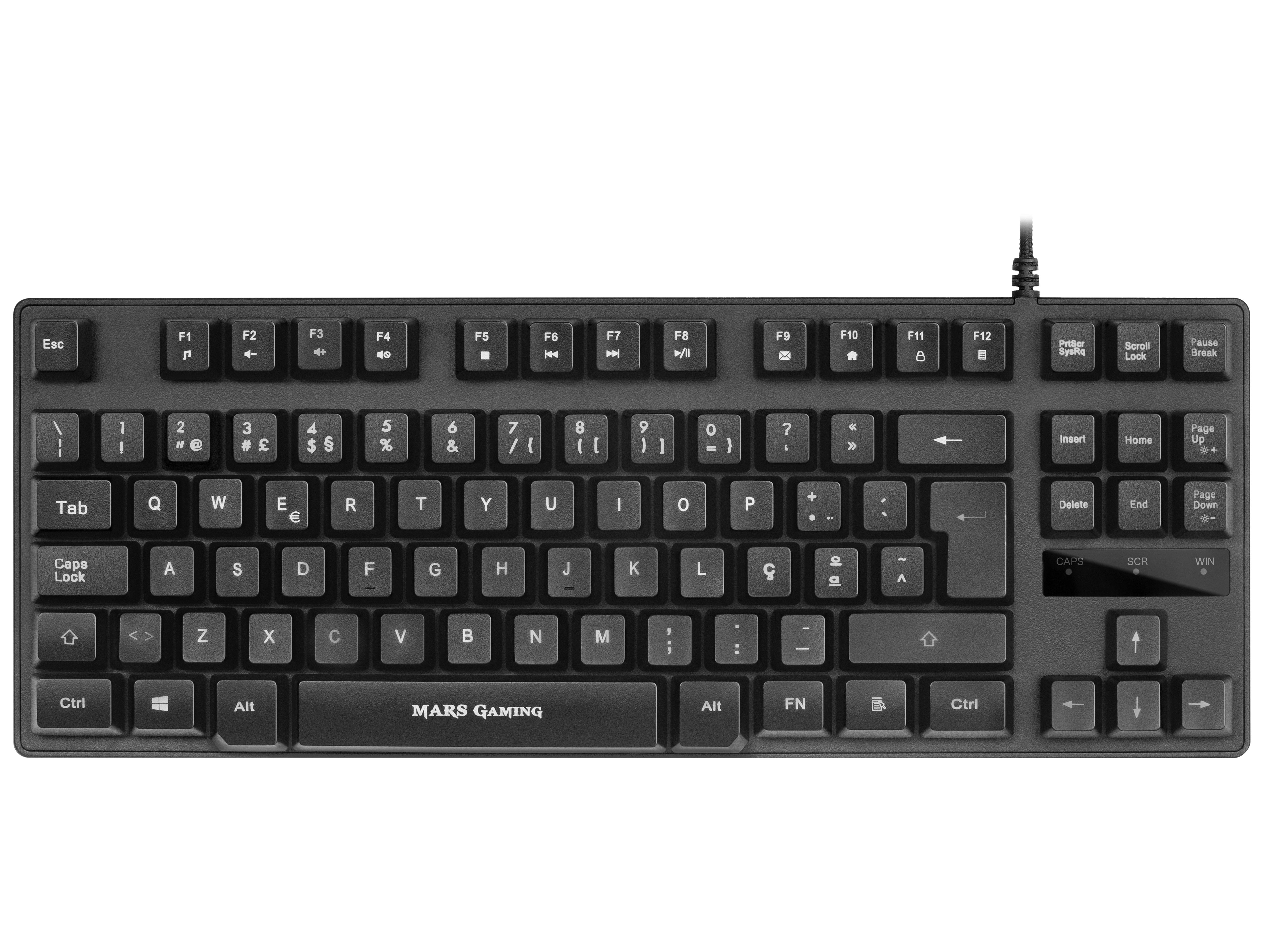 EAN 4718009158511 - Mars Gaming MKTKLPT teclado Juego USB QWERTY Negro imagen 2