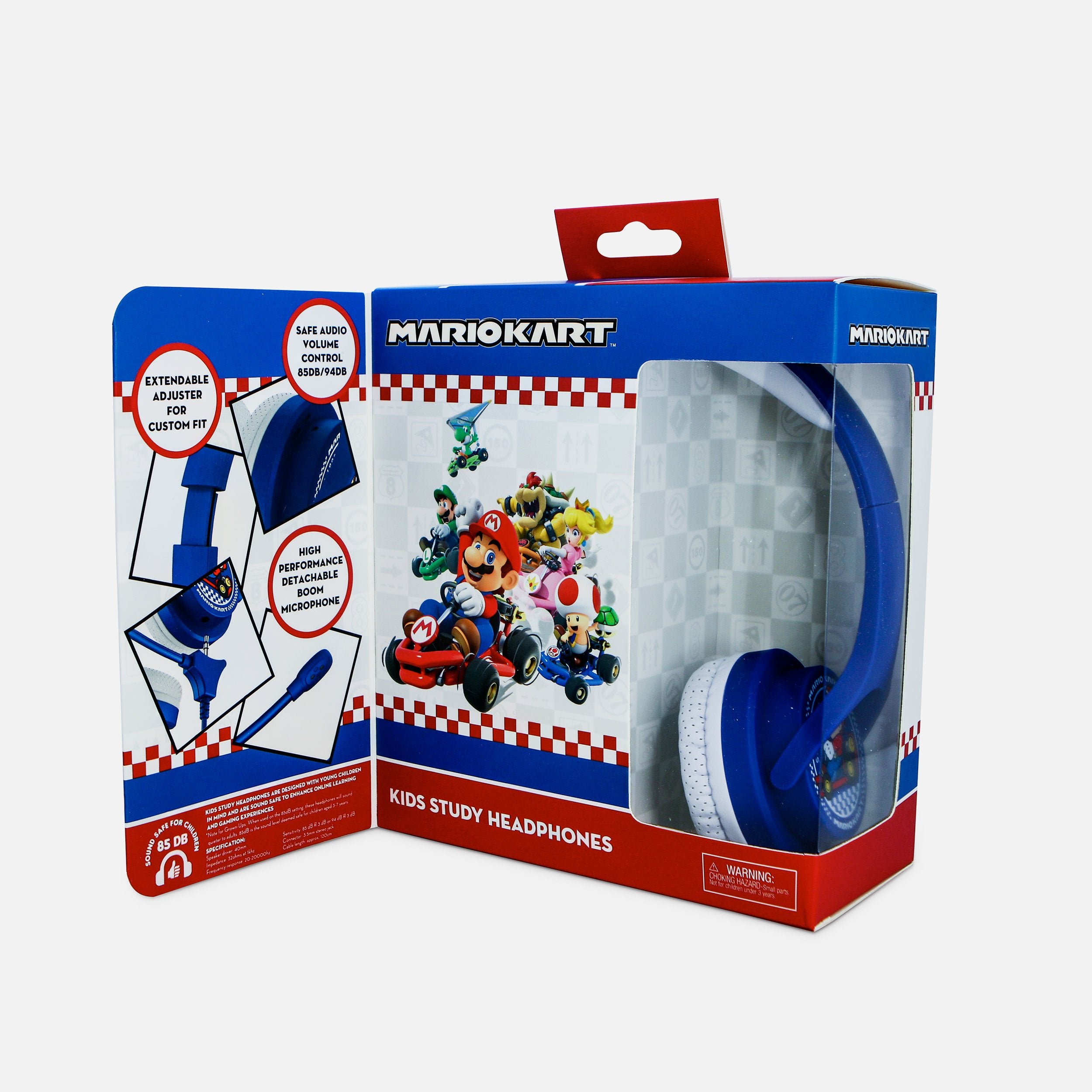 EAN 5055371623452 - OTL Technologies Super Mario Nintendo Mariokart Auriculares Alámbrico Diadema Juego Azul, Blanco imagen 10